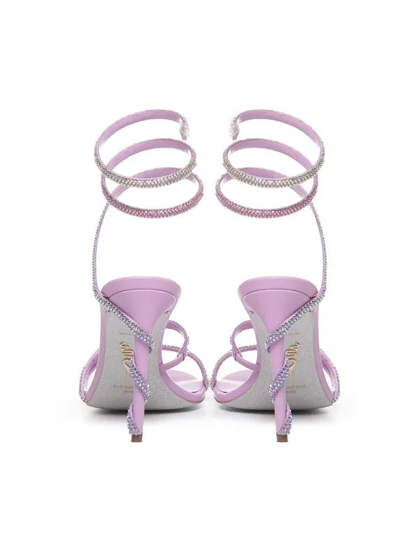 Rene Caovilla Margot sandals In Satin