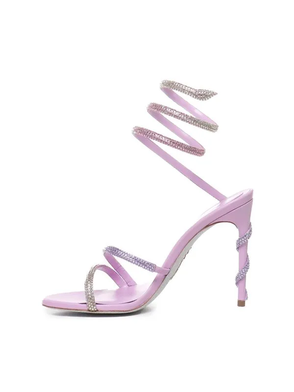 Rene Caovilla Margot sandals In Satin