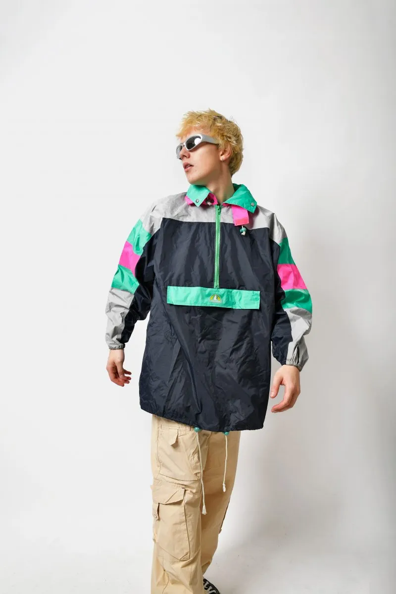 Retro windbreaker jacket