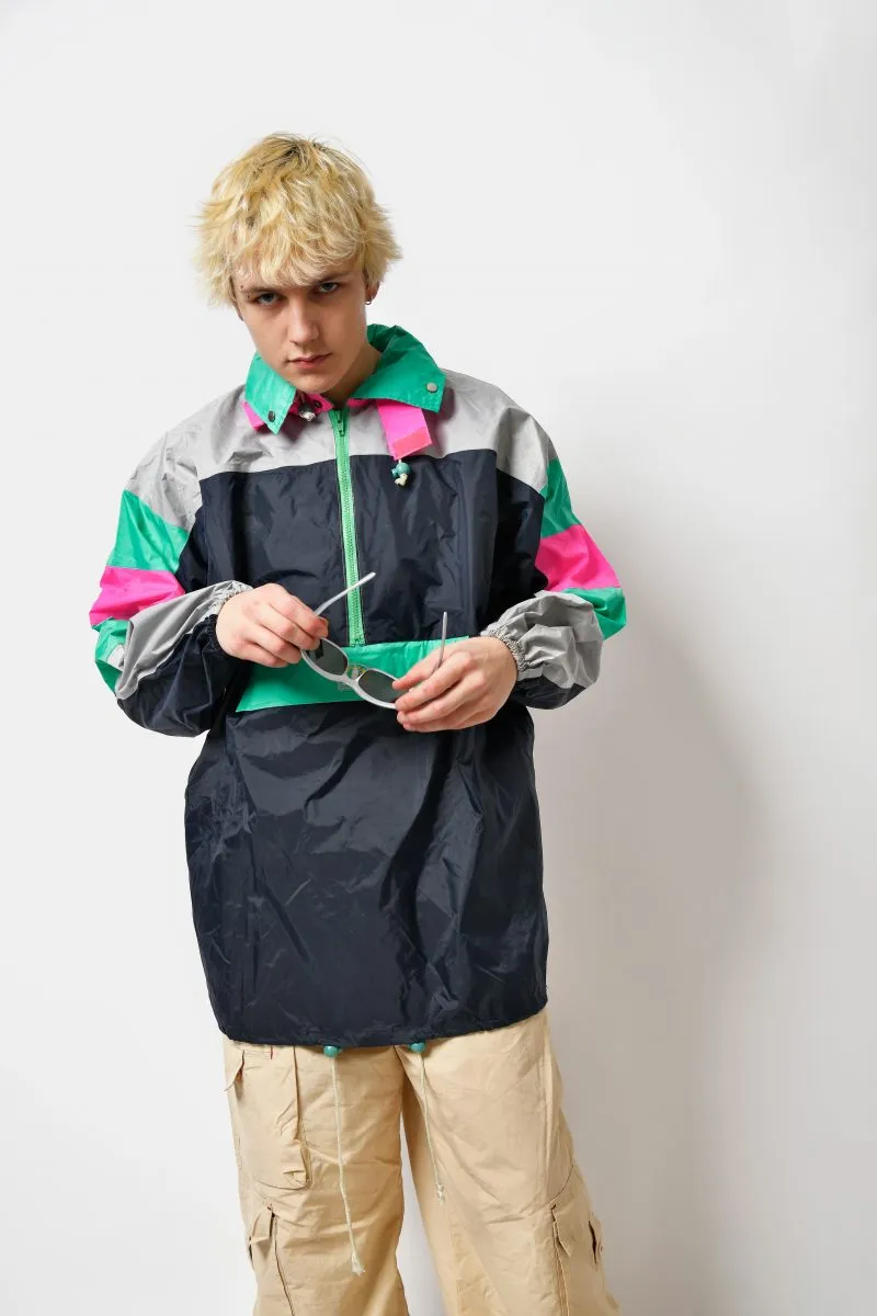 Retro windbreaker jacket