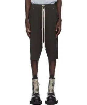 Rick Owens Gray Porterville Bela Pods Shorts