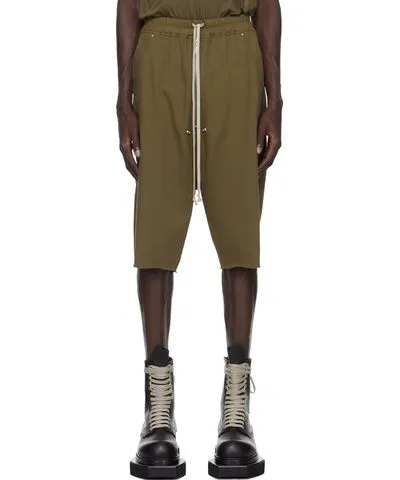 Rick Owens Khaki Porterville Bela Pods Shorts