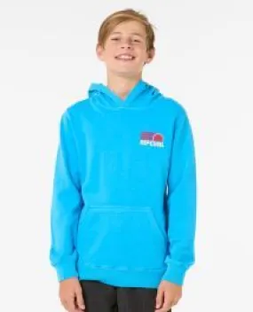 Rip Curl Surf Revival Boys Hoody - Blue Paint