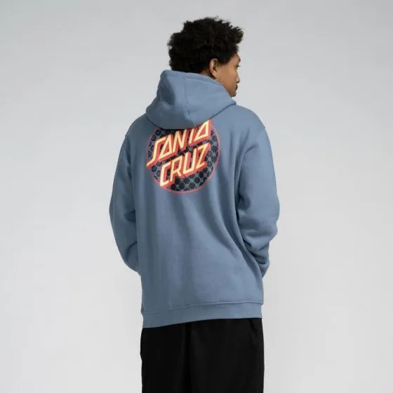 Santa Cruz Meyer Freestyle Dot Hoody - Dusty Blue