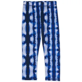 Shibori Hybrid Kids Leggings UPF 50+