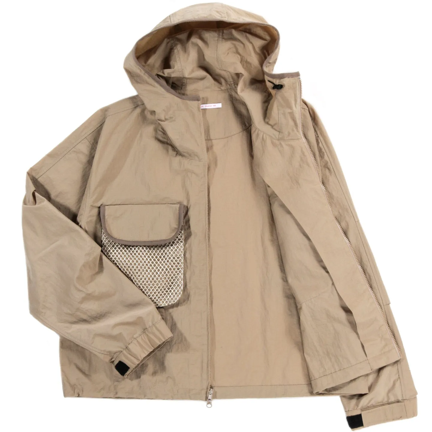 S.K. MANOR HILL WADING JACKET TAN NYLON WR RIPSTOP