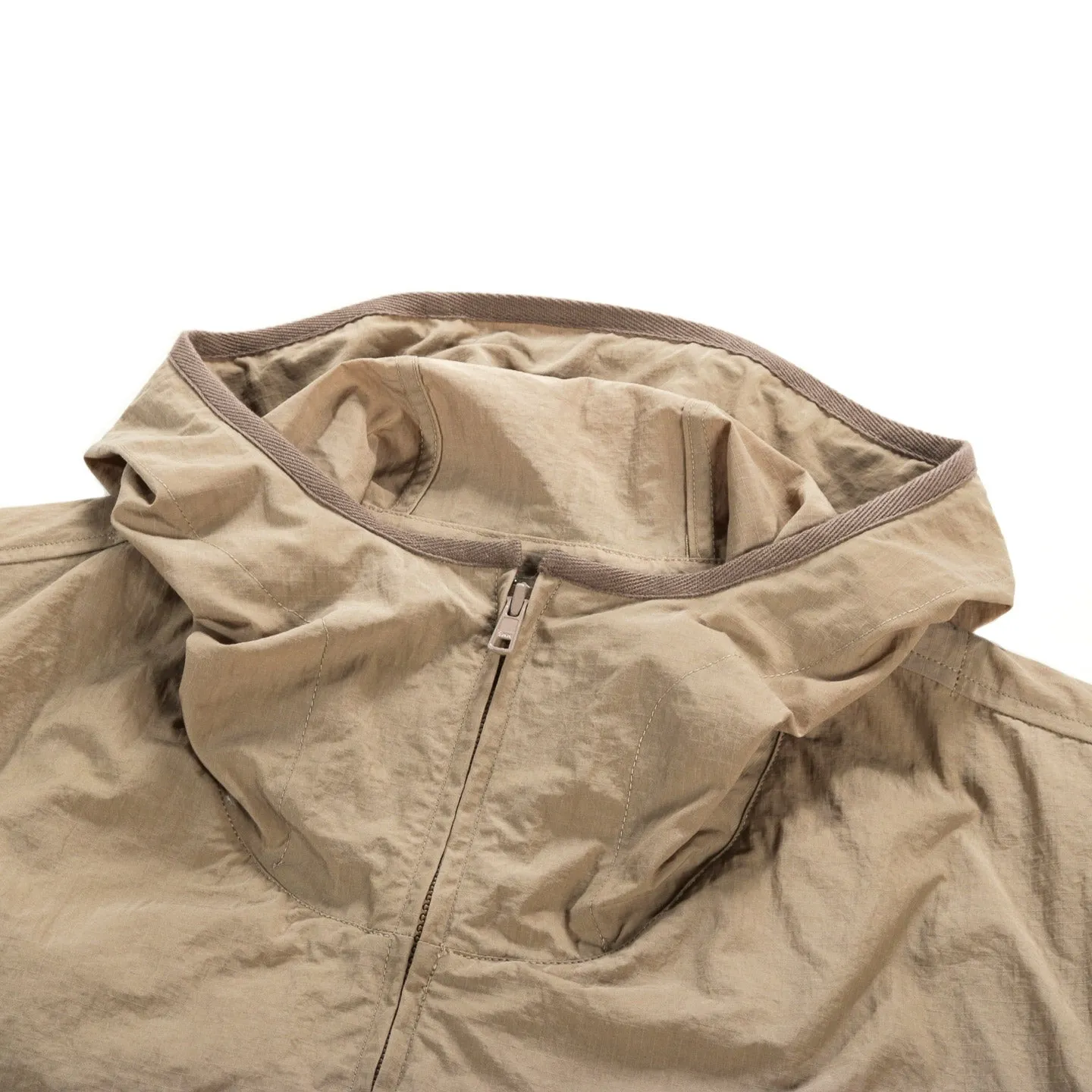 S.K. MANOR HILL WADING JACKET TAN NYLON WR RIPSTOP