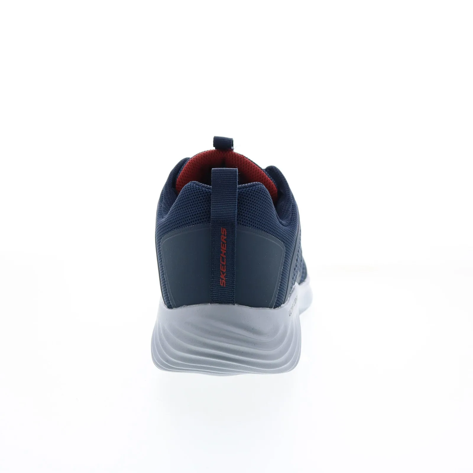 Skechers Bounder High Degree Mens Blue Wide Lifestyle Sneakers Shoes