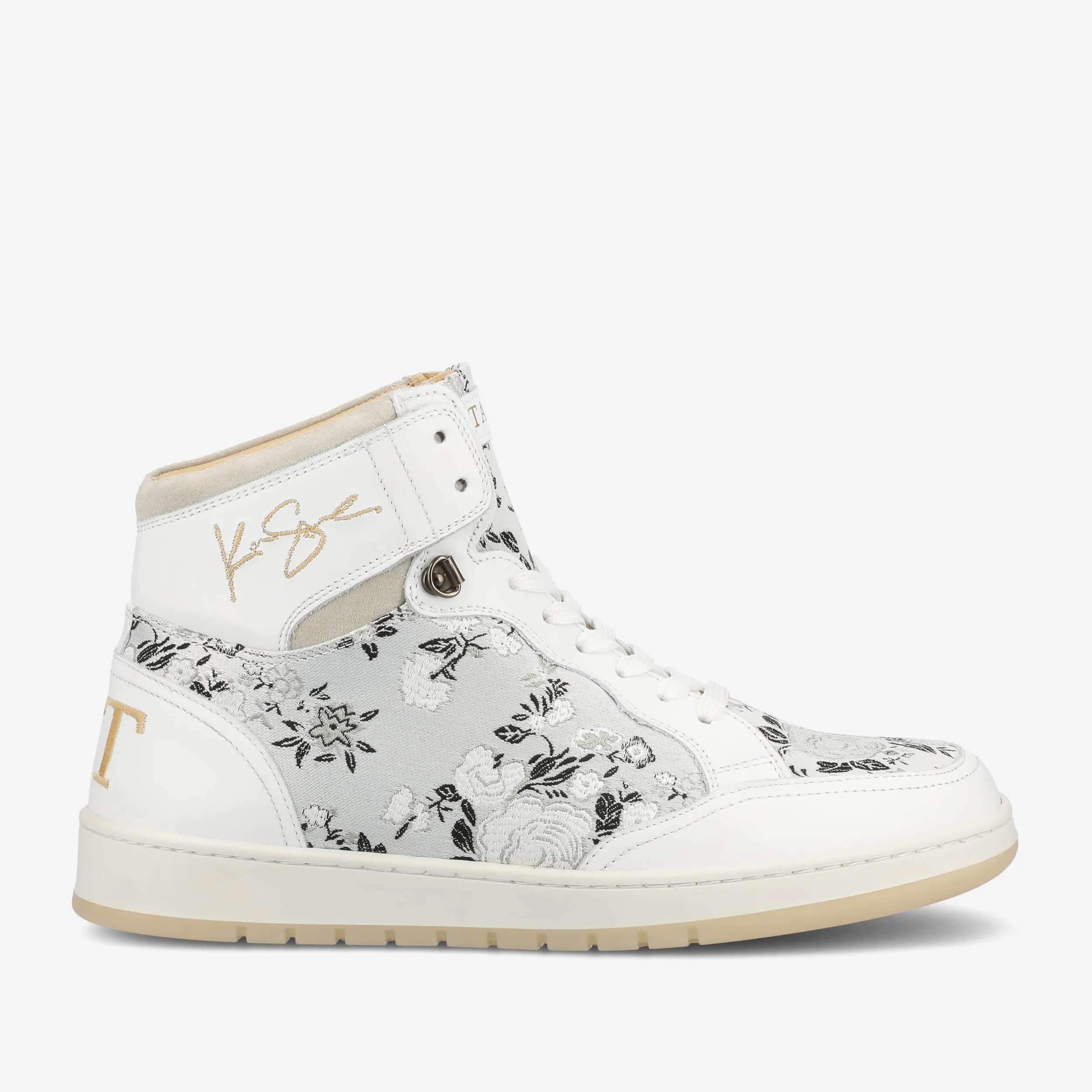 The Rapido High-top Sneaker in Eden Blanc