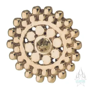 threadless: Afghan Pin in Gold