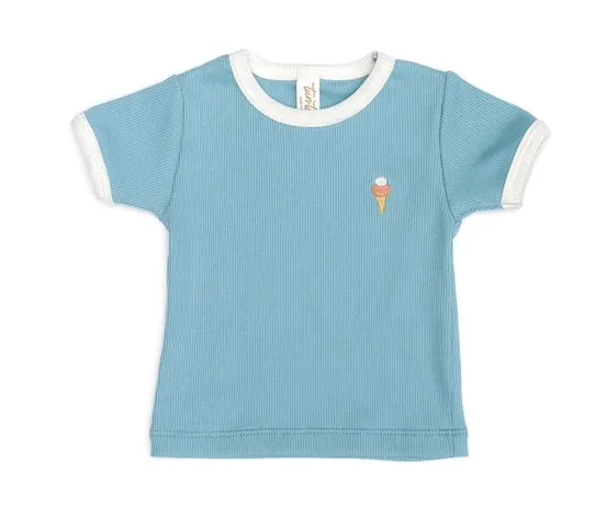 Tun Tun Baby Ice Cream Stitch Top & Shorts Set