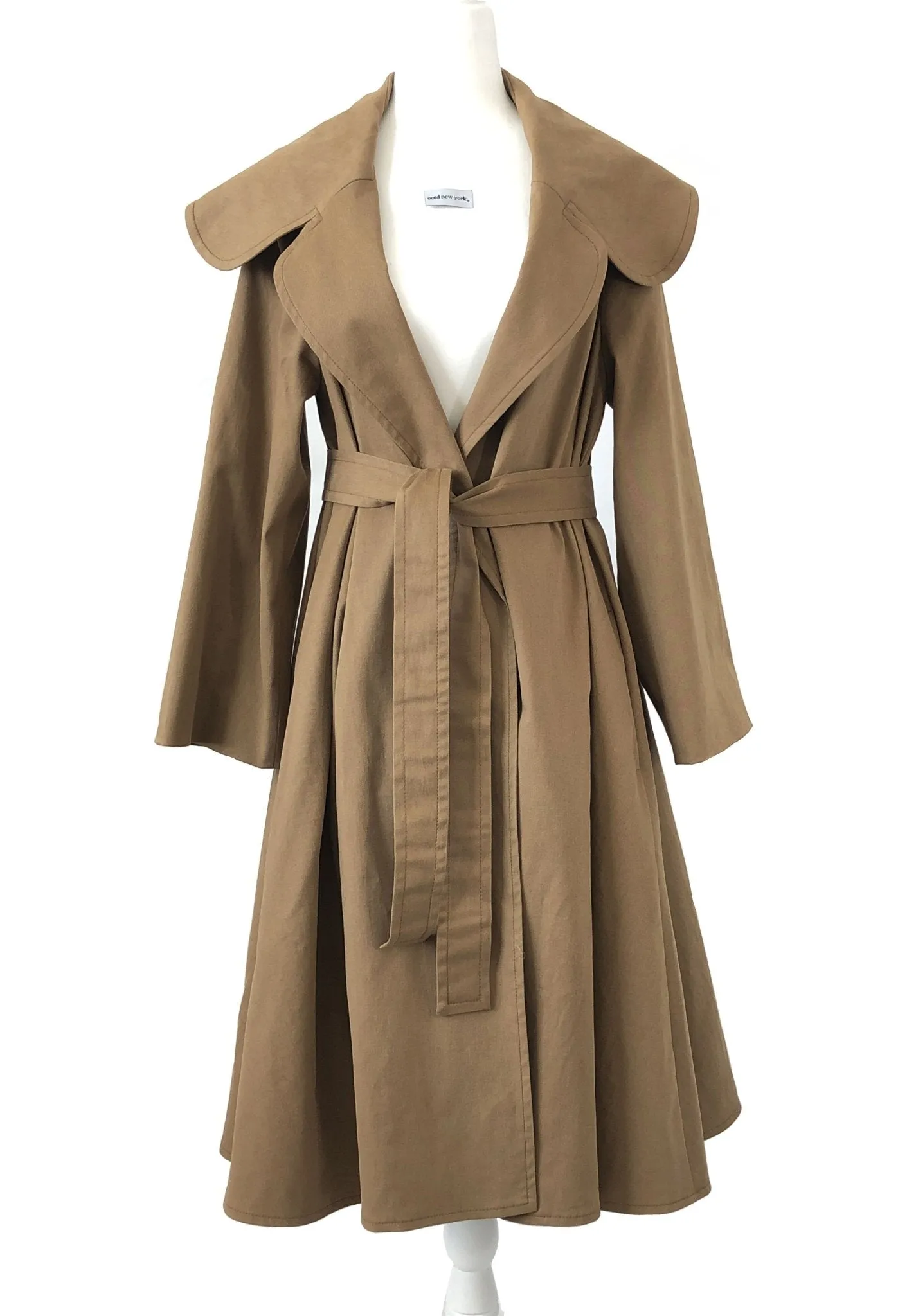 Twill Cape Collar Trench Coat