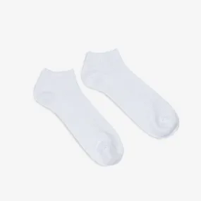 UTILITEES Mixed Cotton Sneaker Socks - White