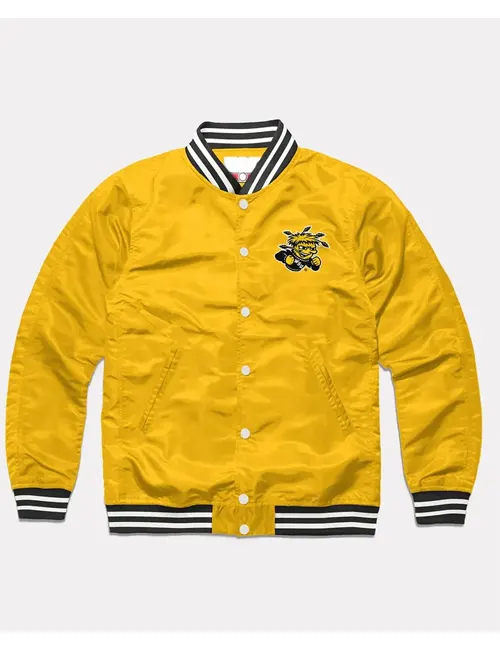 Wichita State Shockers Yellow Varsity Jacket - William Jacket