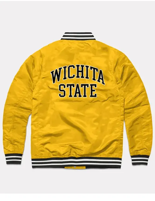 Wichita State Shockers Yellow Varsity Jacket - William Jacket