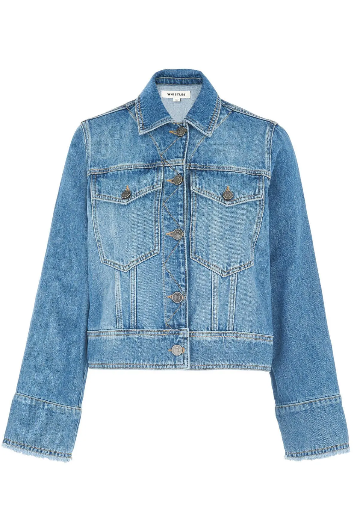 Wide Sleeve Denim Jacket