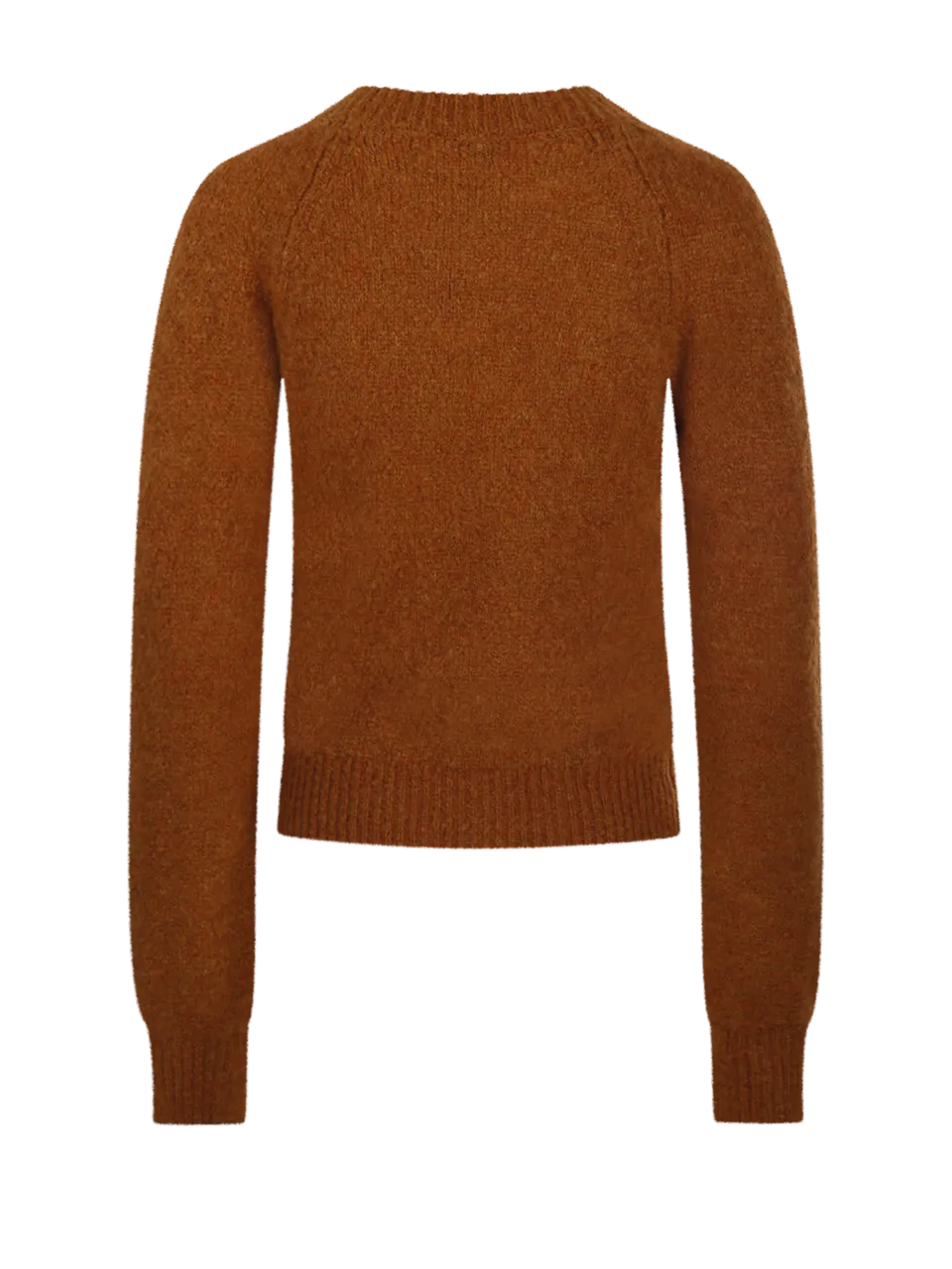 WOMAN DRIES VAN NOTEN ORANGE ALPACA TEXAS SWEATER