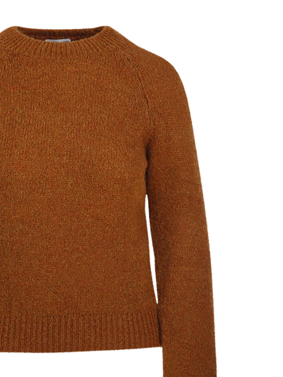 WOMAN DRIES VAN NOTEN ORANGE ALPACA TEXAS SWEATER