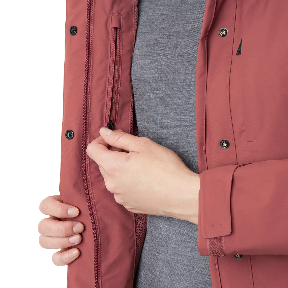 Women's Brecon Waterproof Jacket Clay Red