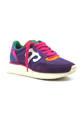 WUSHU Master Sport Sneaker Donna Viola Fuxia Verde MS310