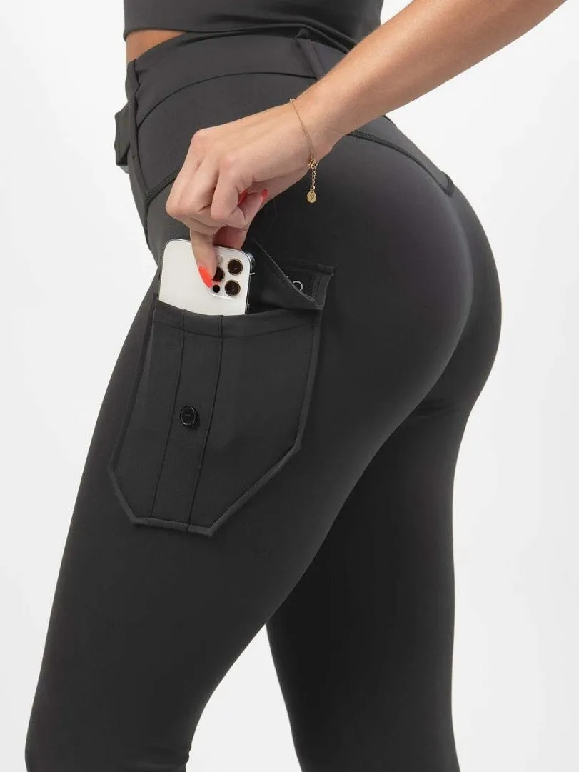 ZASUWA Female Pocket Cargo Leggings